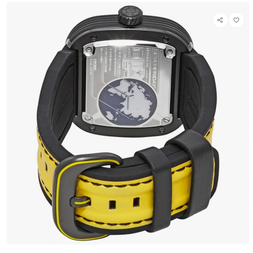 Sevenfriday Black and Yellow Watch